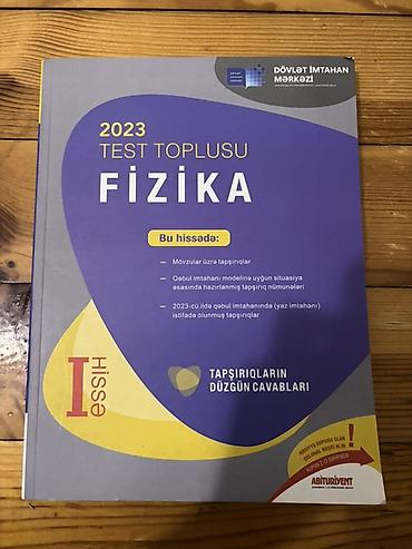Testlər: Məhsul: “2023 Test Toplusu – Fizika (I hissə)” Xüsusiyyətlər: - — 1