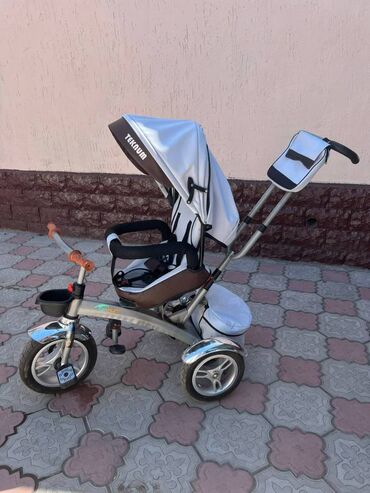 ining baby коляска производитель: Коляска, цвет - Серебристый, Б/у