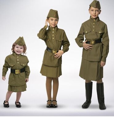 Карнавальные костюмы: Детский военный форма мальчик 3,45лет девочка 36лет,шым 11класс