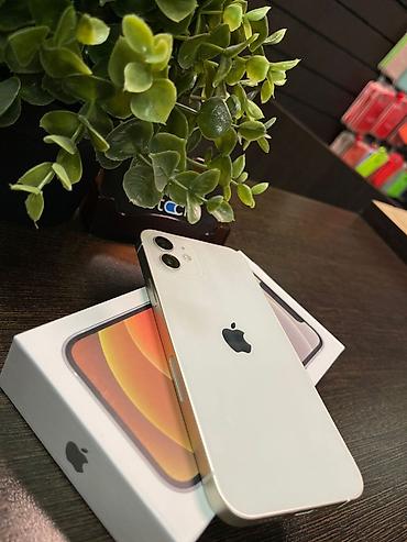 phone 13: IPhone 12, Б/у, 128 ГБ, Белый, Коробка, 78 % — 2