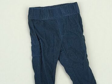 spodnie materiałowe: Baby material trousers, Newborn baby, 50-56 cm, So cute, condition - Very good