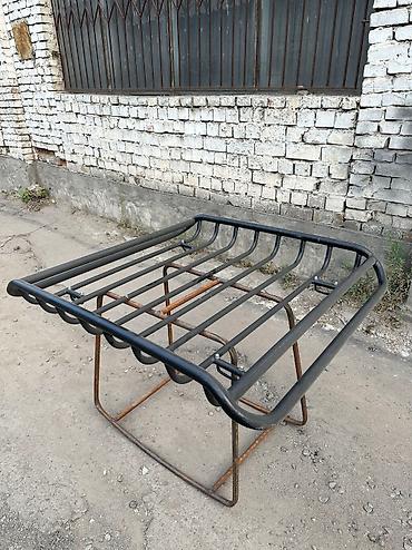 железная корзина: Продаю багажник, 100*120см, корзинка, универсальный — 3