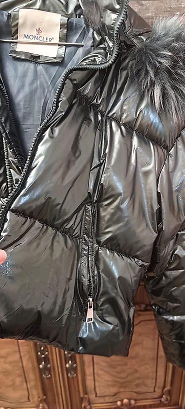 moncler: Moncler qadın qış gödəkçəsi - Rəng: tünd metalik boz (parlaq — 4