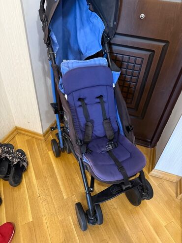 Gəzinti arabaları: Chicco formasına aid kolyaska satılır, seliqəli istifadə edilib. Baha