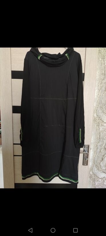 Женская одежда: Коктейльное платье, Миди, 3XL (EU 46)