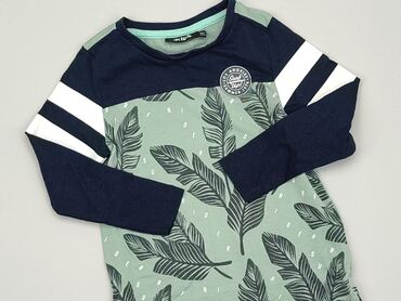 zielona bluzka elegancka: Bluzka, 3-4 lat, 98-104 cm, stan - Dobry