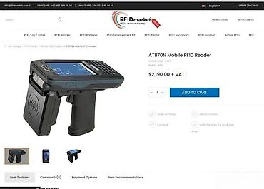 PDA i oprema: Invengo XC-AT870N-A ručni RFID čitač - UHF RFID čitač sa pištoljskom — 6