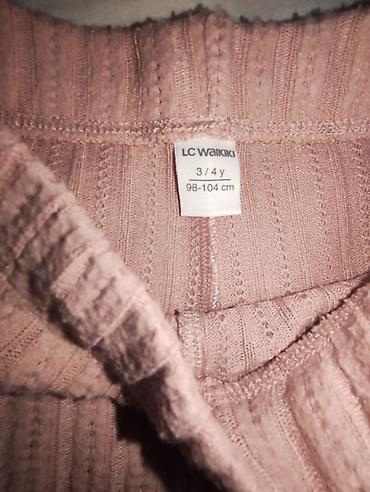 boyfriend şalvar: LC Waikiki qız uşağı üçün trikotaj şalvar - Ölçü: 3/4 yaş (98–104 sm) — 2
