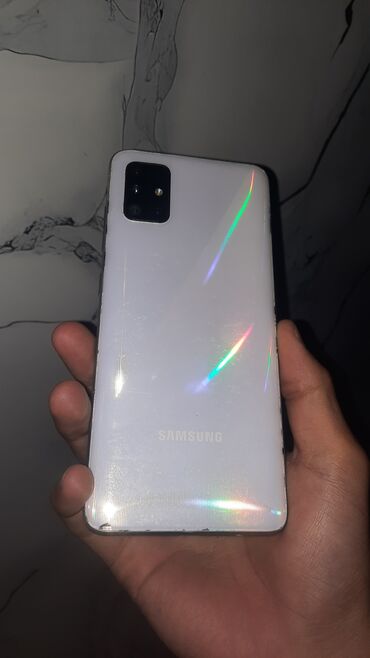 a51 samsung бишкек: Samsung Galaxy A51, Колдонулган, 128 ГБ, түсү - Ак