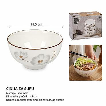 KMT Stakleni 5412470 – činija za supu Elegantna činija za svakodnevnu
