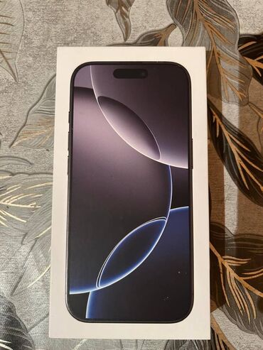 ayfon 16 qiyməti: IPhone 16 Pro, 128 GB, Black Titanium