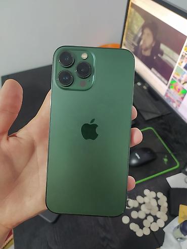 apple watch 9 цена в бишкеке: IPhone 13 Pro Max, Б/у, 128 ГБ, Alpine Green, Чехол, 87 % — 2