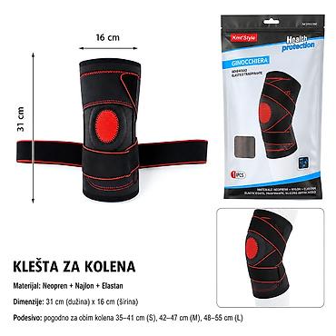 KMT Sportski profesionalni štitnici za kolena 2002284 Podesivi