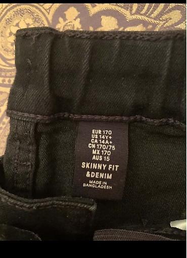 Cinslər və şalvarlar: Qara skinny-fit cins şalvar - Model: Skinny Fit (&Denim) - Rəng — 2