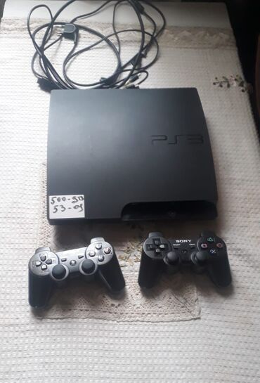 PS3 (Sony PlayStation 3): Ps3 500gb 53oyun 280azn Bine 0305 leli