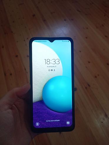 samsung monitor: Samsung Galaxy A02, 32 GB, rəng - Qara, İki sim kartlı — 1
