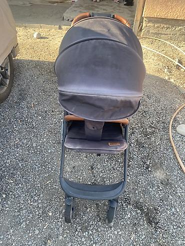 Коляски: Коляска, цвет - Черный, Б/у — 6