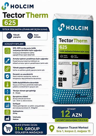 mr fix dekorativ suvaq: Holcim TectorTherm 625 – istilik izolyasiya lövhələri üçün suvaq - — 1