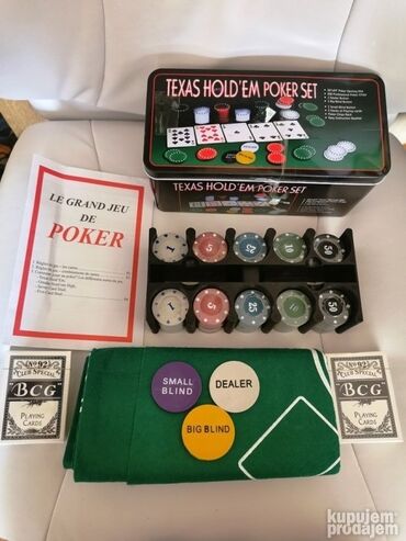 sat za šah: Texas Hold em poker 200 cipova Teksas poker SET Dobijate zeleno