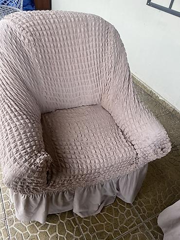 divan üçün parcalar: Divan üçün İşlənmiş rəng - Qəhvəyi Yataq örtüyü — 3