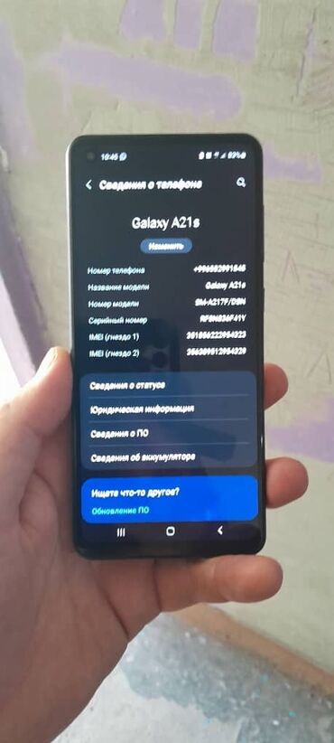 самсук s22: Samsung Galaxy A21S, Колдонулган, 32 GB, 2 SIM
