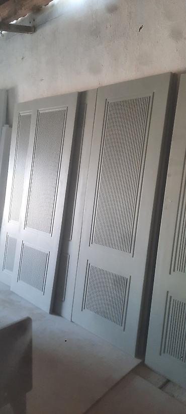 MDF dekorativ qapı panelləri – boz rəng - Material: yüksək sıxlıqlı — 2