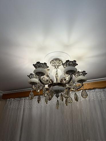 İşıqlandırma: Çılçıraq, 10 və daha çox lampa, Metal — 1