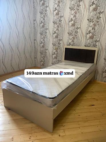 tumbalar: Tək nəfərlik çarpayılar – sadə və zərif dizayn, möhkəm metal karkaslı — 2