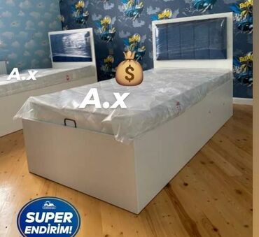 Sifarişlə çarpayılar: Birnəfərlik, Bazasız, Pulsuz matras, Siyirməsiz, Sadə laminat — 20
