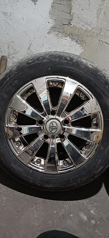 авто магазин бишкек: Дөңгөлөктөр монтажда 195 / 65 / R 15, All-season, Колдонулган, Комплект, Жеңил унаалар, Куйма, тешиктери - 5 — 2