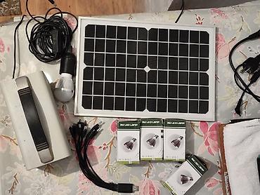 18v: Portativ günəş enerjisi sistemi – WOVS ZB-10W Komplekt: - 18V/10W — 4