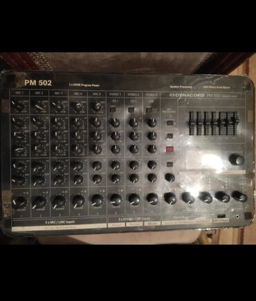 Mikşerlər: Yeni nəsil Dynacord PM 502 – aktiv mikser/powered mixer — 9
