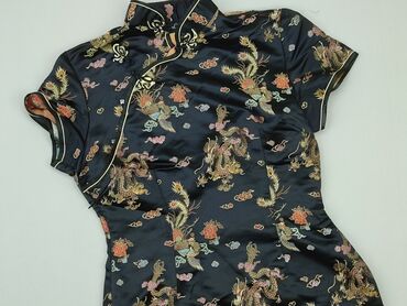 bluzki bawełniane rękaw 3 4 czarne: Blouse, L (EU 40), condition - Very good