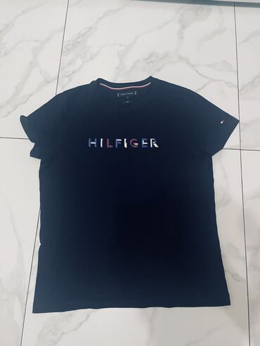 часы фирменные: Мужская футболка, M (EU 38), Tommy Hilfiger, Б/у, Самовывоз