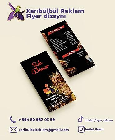 buklet paylayan: Xarıbülbül Reklam – Flyer buklet dizayn və çap xidməti 1000 ədəd — 1