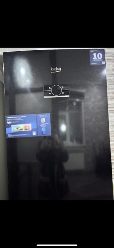 Soyuducular: Beko NoFrost iki qapılı soyuducu - Rəng: parlaq qara, şaquli dizayn; — 4