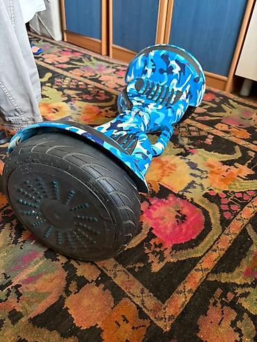 index hovuz: Elektrik hoverboard – mavi kamuflyaj dizayn - 2 təkərli — 4
