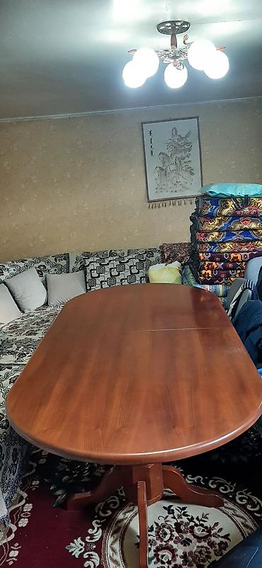 Мебель: Стол трансформер Для кухни, Раскладной стол, Длина, см: 3,5 см, цвет - Коричневый — 3