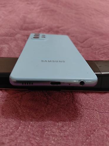 samsung galaxy a 52: Samsung Galaxy A52, Б/у, 128 ГБ, цвет - Голубой, 2 SIM — 3