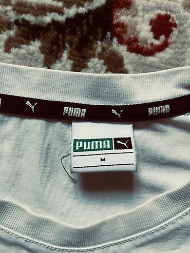 pull and: Мужская футболка, M, Puma, Б/у, цвет - Белый — 1
