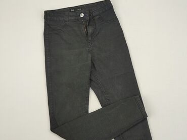 spódnice jeansowe czarne sinsay: Jeansy, SinSay, XS, stan - Dobry