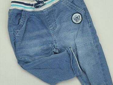 kurtka pikowana chłopięca: Denim pants, Cool Club, 6-9 months, condition - Good