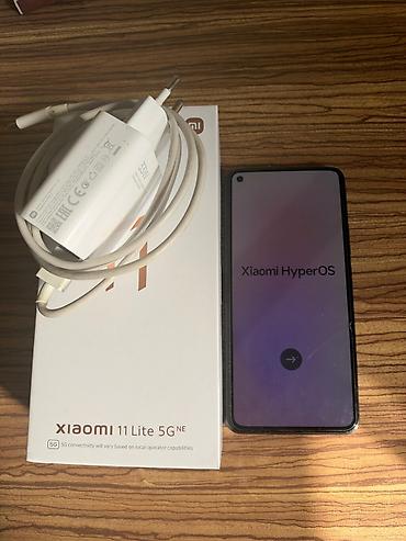 ми 11: Xiaomi, Mi 11 Lite, Б/у, 128 ГБ, цвет - Черный, 2 SIM — 1