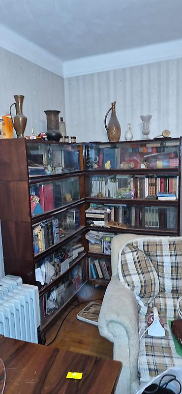 ofis dolab: İşlənmiş, 3 qapılı, Siyirməli, Qəhvəyi, Taxta, Açılan, Düz dolab — 9