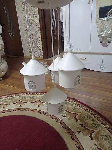 taxt ortukleri: Çılçıraq, 4 lampa, Metal — 1