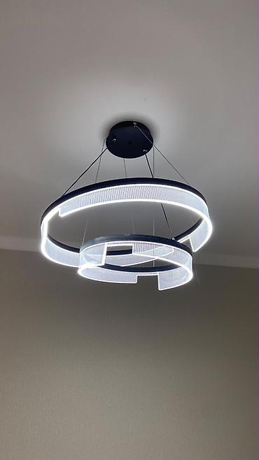 форма для колец: Подвесной LED-светильник в современном стиле - Двухъярусная — 2