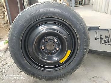 r13 4100: Колеса в сборе <130 / 25 / R <13, Всесезонная, Б/у, Запаска, Легковые, Литые, отверстий - 5 — 2