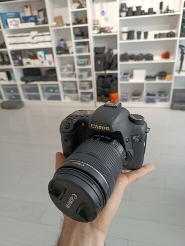 Fotokameralar: Canon 7D + 18-135mm is stm problemsiz