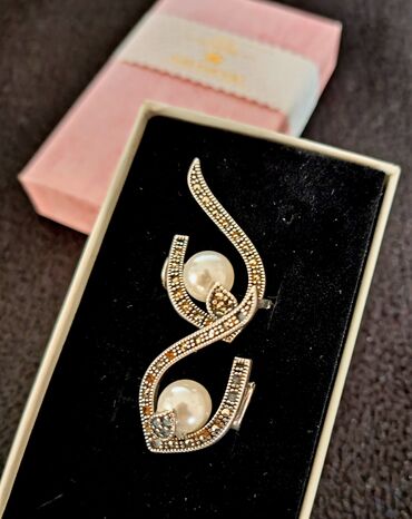 Серебряные серьги: Серебряные серьги, Проба 925, Женские, Б/у at lalafo.kg — 18 Серебряные серьги: Серебряные серьги, Проба 925, Женские, Б/у — 18