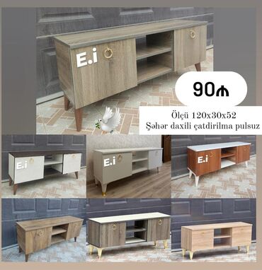 Сковородки: TV altlığı yeni qonaq otağı mebeli reng seçimi var